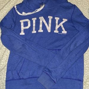 Blue Victoria’s Secret hoodie